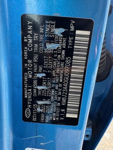 2016 HYUNDAI TUCSON SE - KM8J23A40GU097085