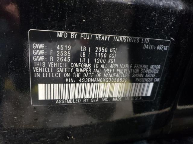 2016 SUBARU LEGACY 2.5 #3287656024