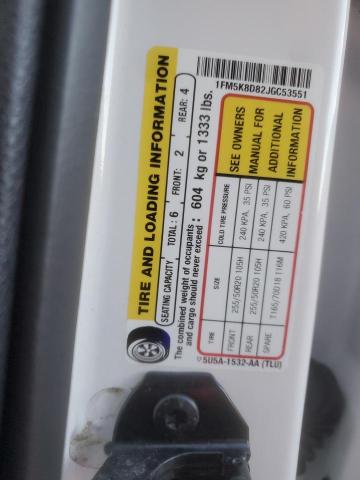 2018 FORD EXPLORER X - 1FM5K8D82JGC53551