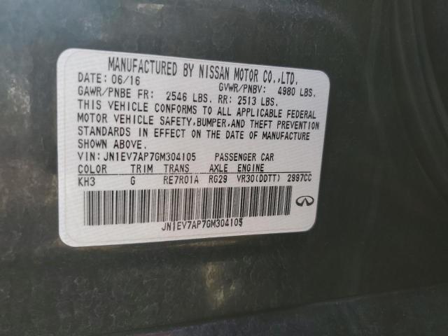 2016 INFINITI Q50 PREMIU JN1EV7AP7GM304105