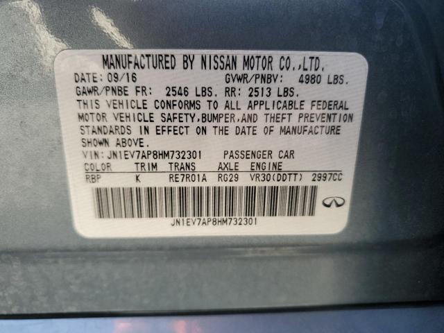 2017 INFINITI Q50 PREMIU JN1EV7AP8HM732301