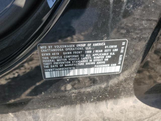 2016 VOLKSWAGEN PASSAT SE - 1VWBT7A36GC027016