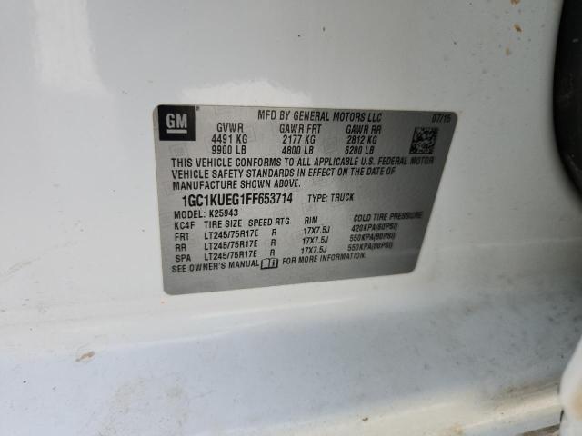 2015 CHEVROLET SILVERADO - 1GC1KUEG1FF653714