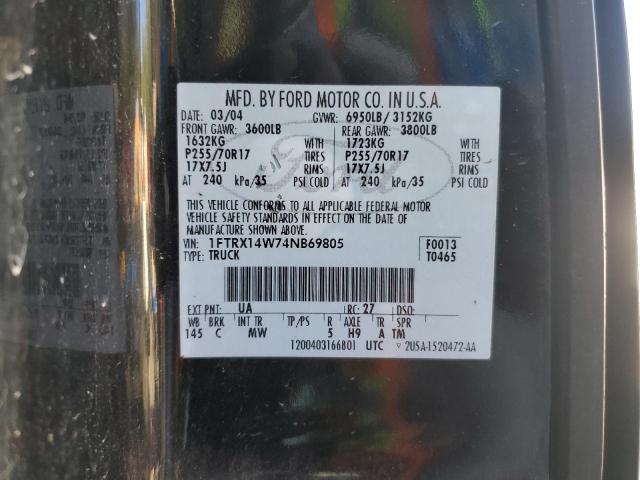 2004 FORD F150 #3290200209