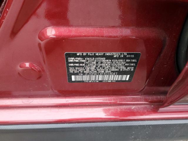 2015 SUBARU XV CROSSTR JF2GPACC4F8318043