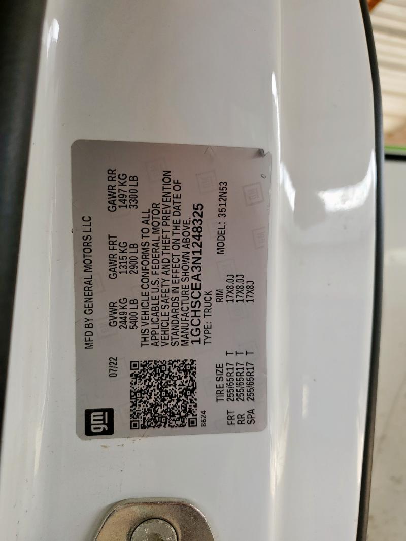 2022 CHEVROLET COLORADO LT #3305403309