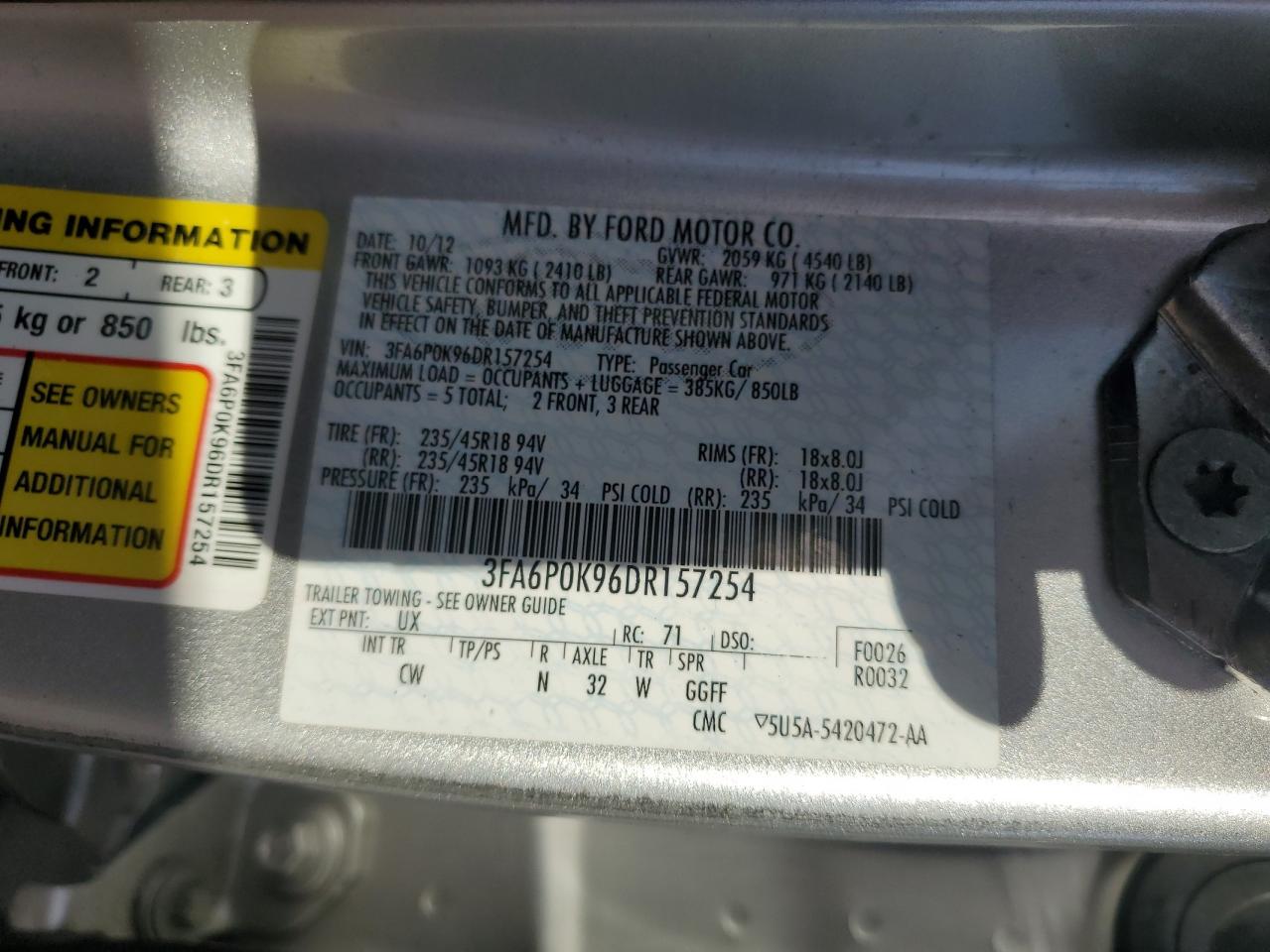 FORD FUSION TITANIUM