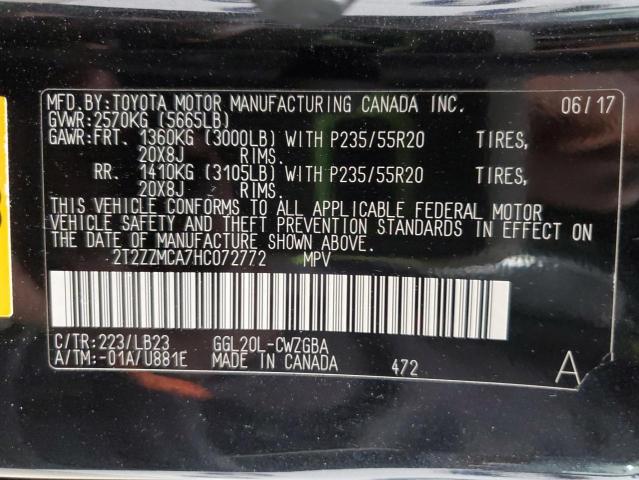 2017 LEXUS RX 350 BAS - 2T2ZZMCA7HC072772