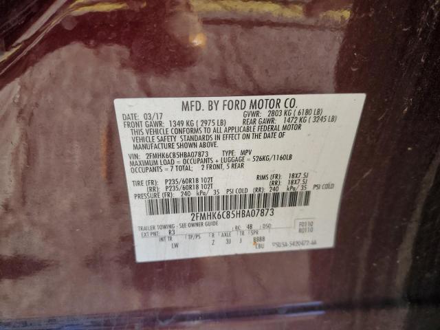 2017 FORD FLEX SEL - 2FMHK6C85HBA07873