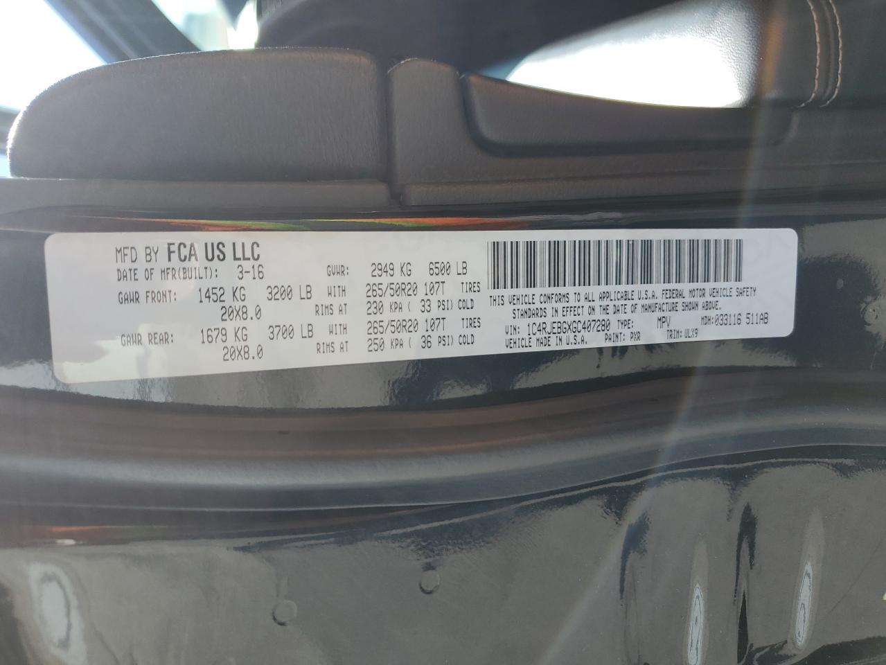 JEEP GRAND CHEROKEE LIMITED