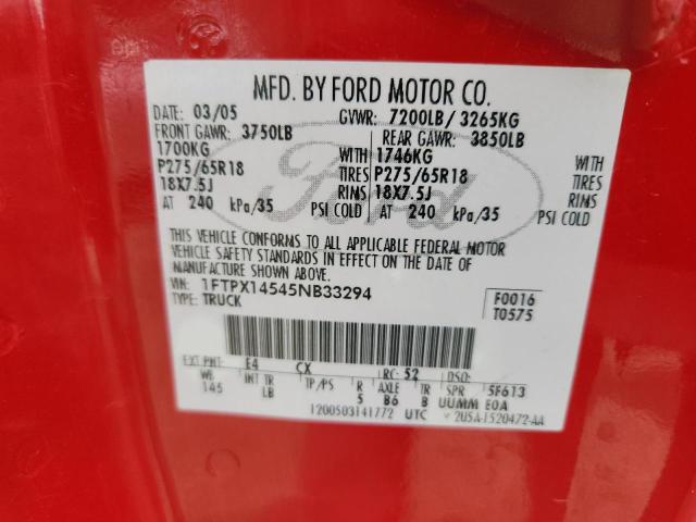 2005 FORD F150 #3305511067