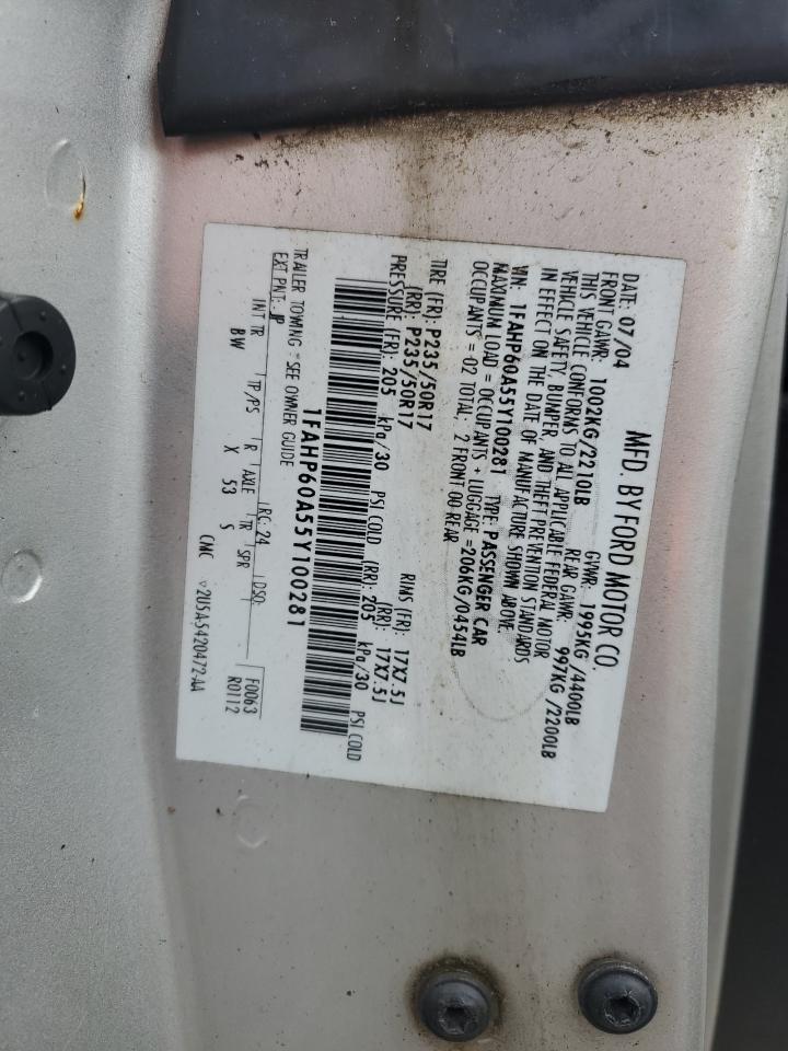 Lot #3271594342 2005 FORD THUNDERBIR