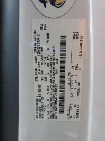 2020 FORD F150 1FTMF1CB4LKF19032