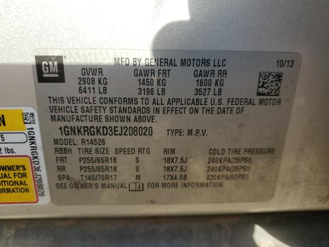 2014 CHEVROLET TRAVERSE L #3290413771