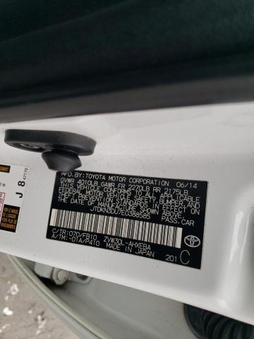 2014 TOYOTA PRIUS - JTDKN3DU7E0388585