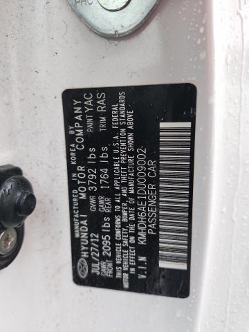 2013 HYUNDAI ELANTRA CO - KMHDH6AE1DU009002