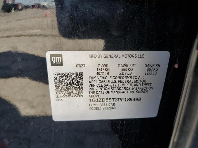 2023 CHEVROLET MALIBU LT 1G1ZD5ST3PF189498