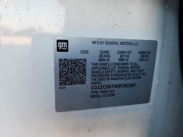 2024 CHEVROLET MALIBU LS - 1G1ZC5ST4RF201387