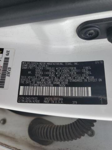 2010 TOYOTA TUNDRA DOU - 5TFRM5F10AX013199