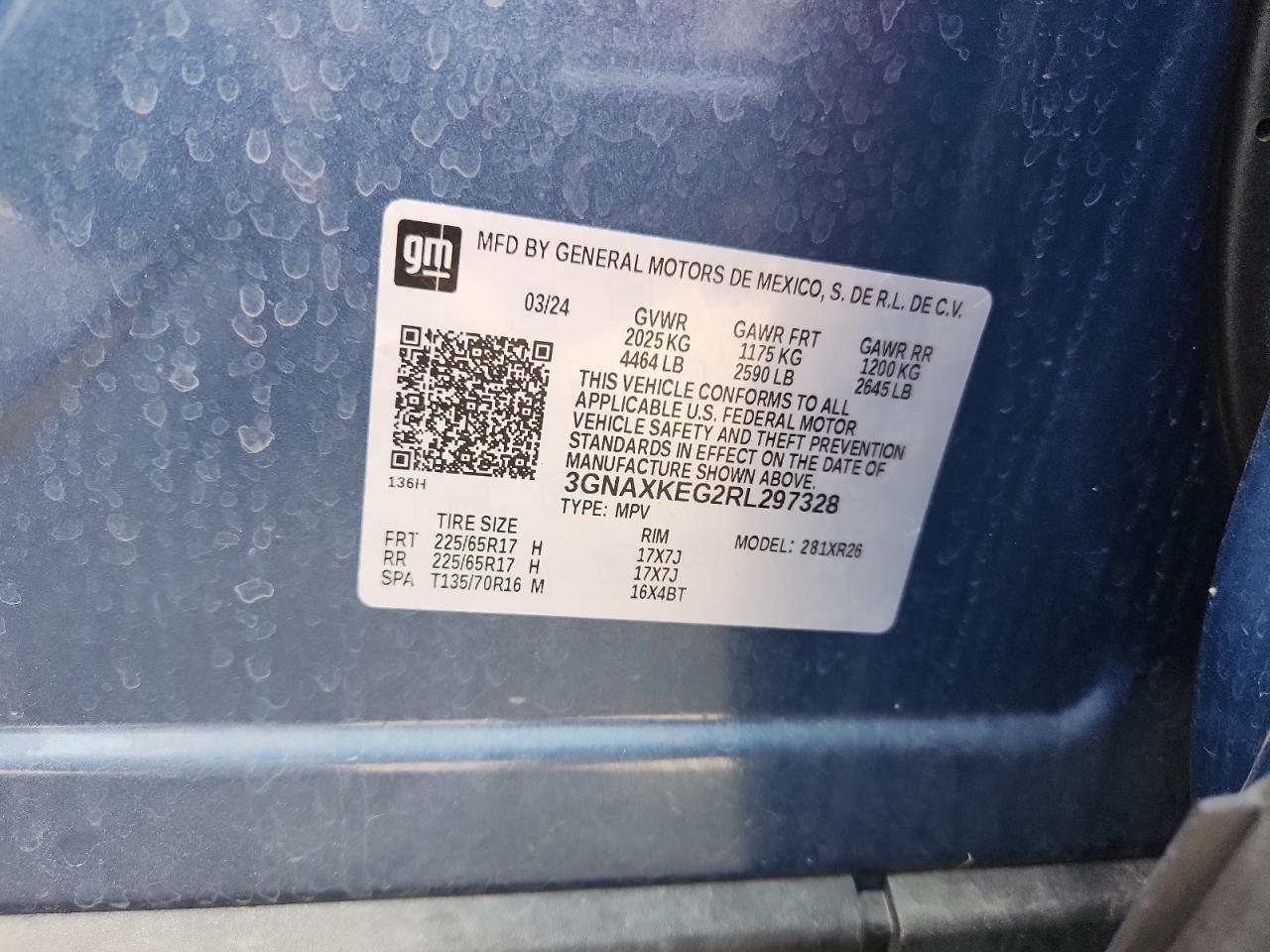 CHEVROLET EQUINOX LT