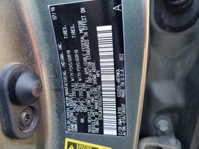 2016 TOYOTA HIGHLANDER XLE - 5TDJKRFH3GS313146