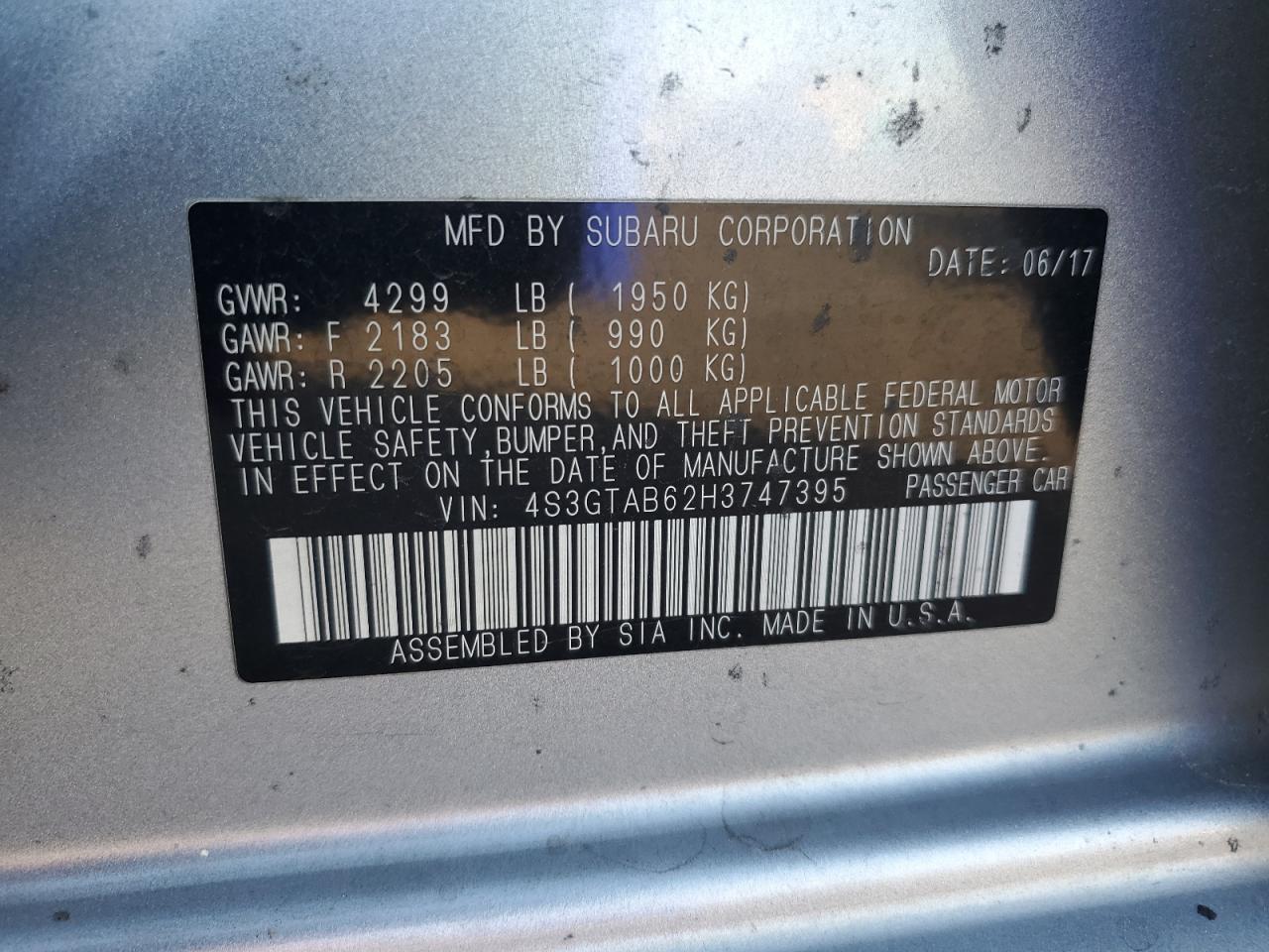 SUBARU IMPREZA PREMIUM