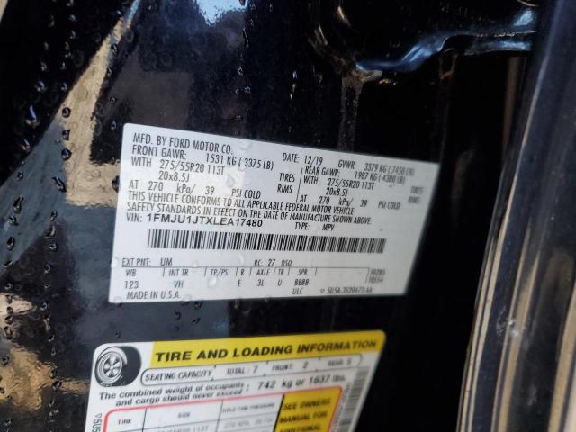 2020 FORD EXPEDITION #3292458695