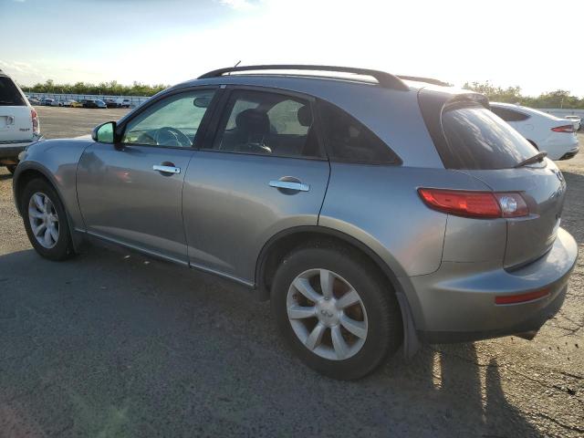 INFINITI FX35 2004 gray  gas JNRAS08W54X225258 photo #3