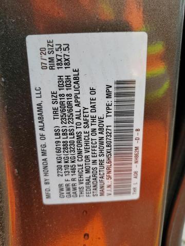 2020 HONDA ODYSSEY EX #3291350137