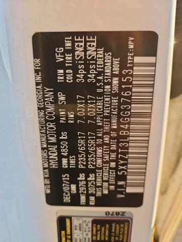 2016 HYUNDAI SANTA FE S - 5XYZT3LB4GG376153