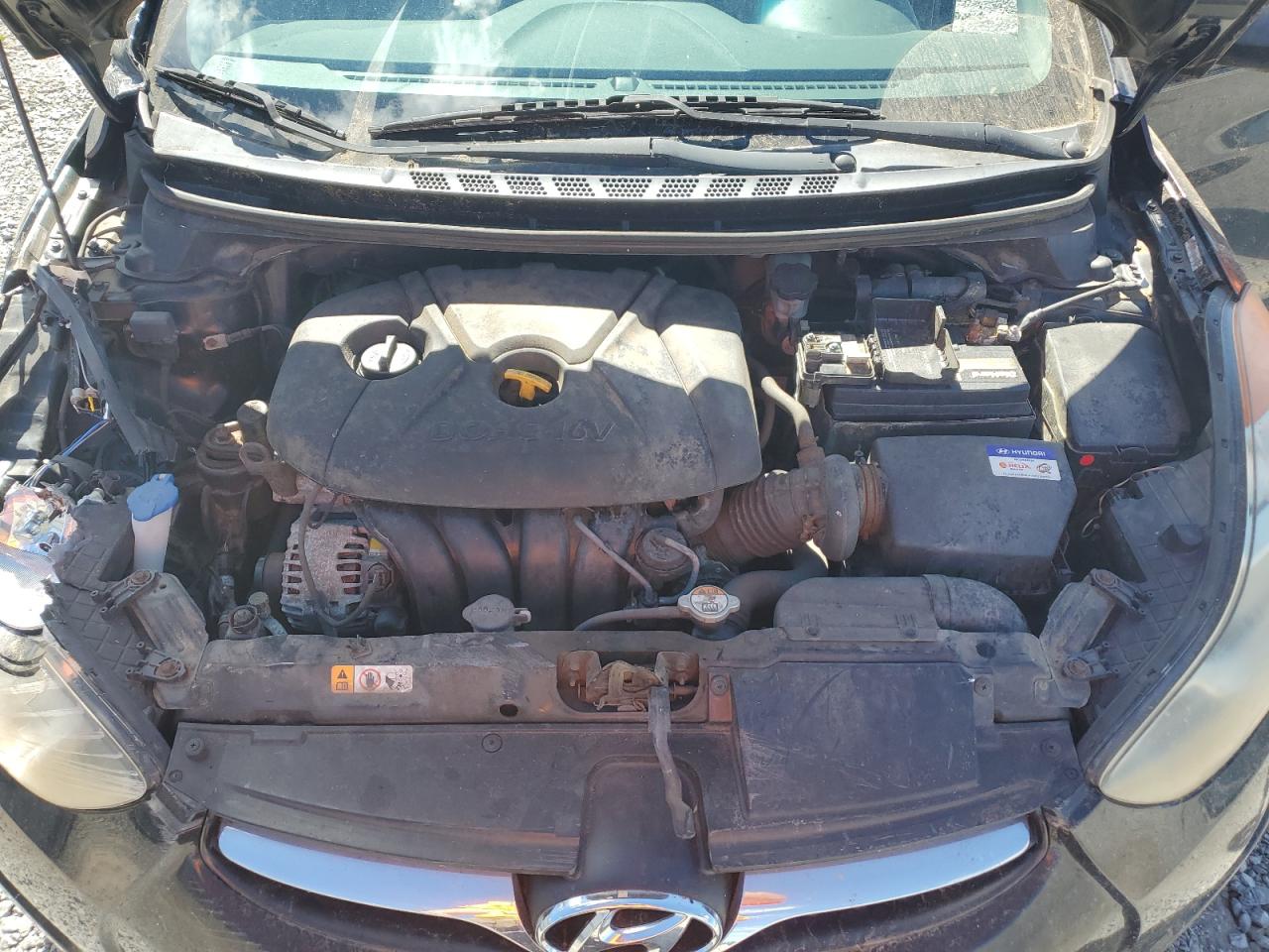 Lot #3302756368 2013 HYUNDAI ELANTRA GL