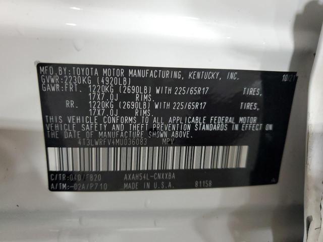 2021 TOYOTA RAV4 LE #3283988866