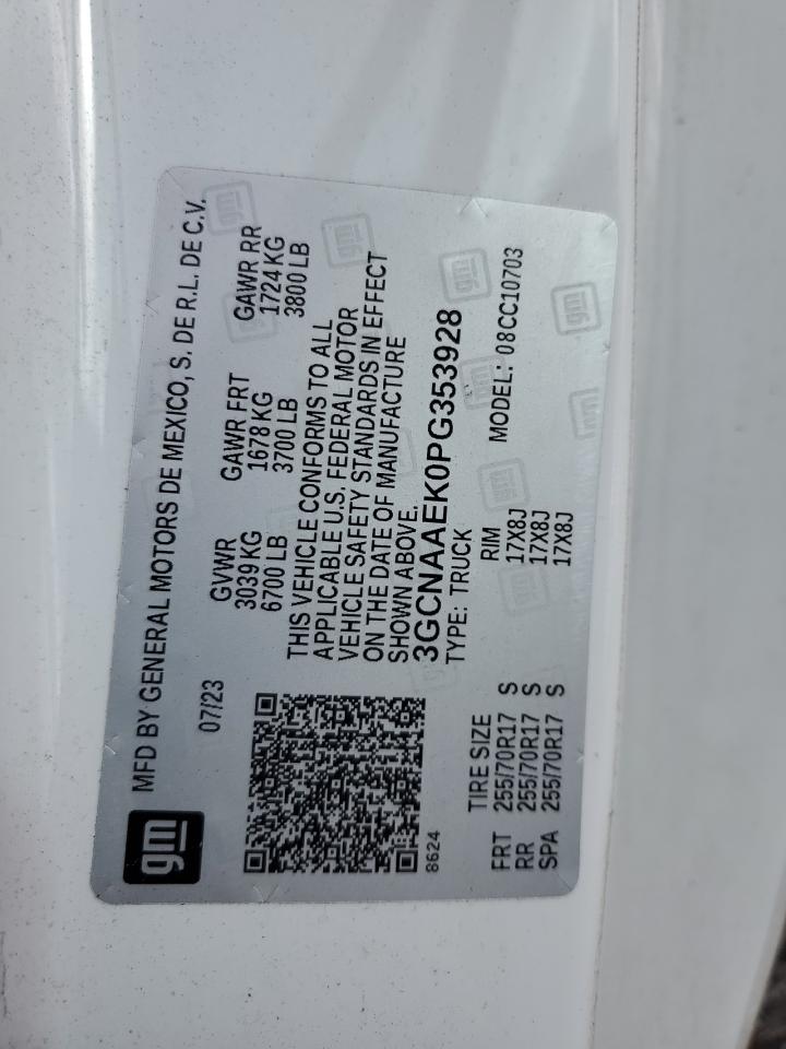 Lot #3273772370 2023 CHEVROLET SILVERADO C1500