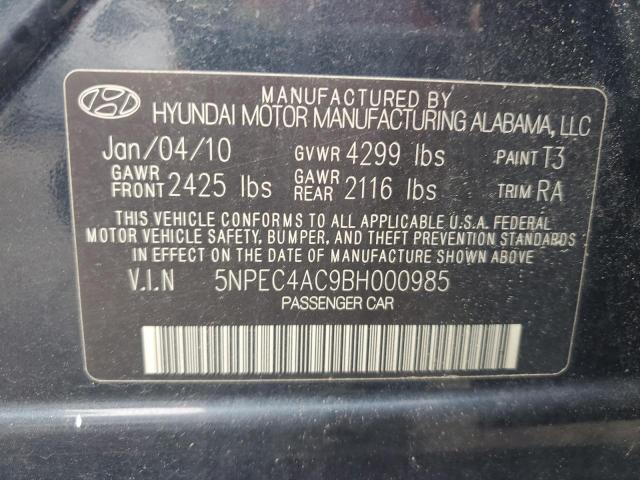 2011 HYUNDAI SONATA SE - 5NPEC4AC9BH000985