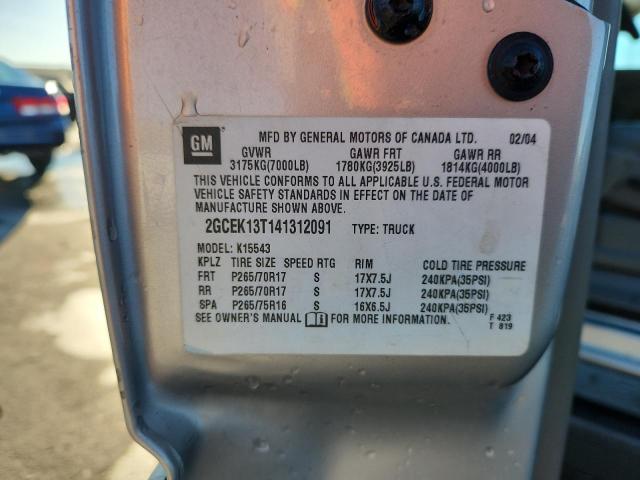 2004 CHEVROLET SILVERADO #3290475759