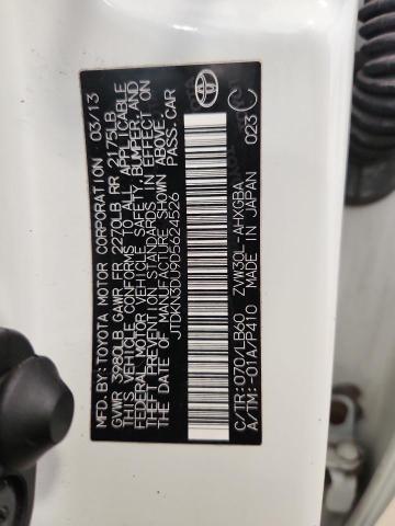 2013 TOYOTA PRIUS - JTDKN3DU9D5624526