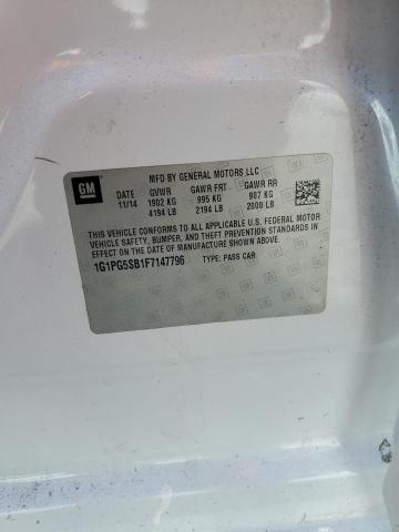 2015 CHEVROLET CRUZE LTZ 1G1PG5SB1F7147796