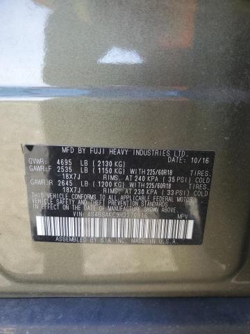 2017 SUBARU OUTBACK 2. - 4S4BSAKC9H3270916