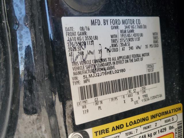 2017 LINCOLN NAVIGATOR - 5LMJJ2JT6HEL02180