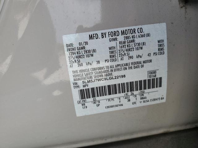 2020 LINCOLN AVIATOR RE 5LM5J7WC9LGL22198