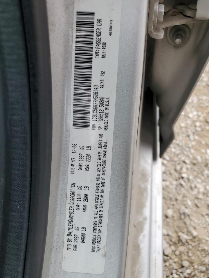 Lot #3265763906 2007 CHRYSLER SEBRING TOURING