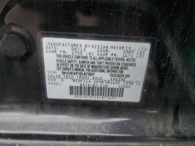 2013 NISSAN VERSA S #3294249877