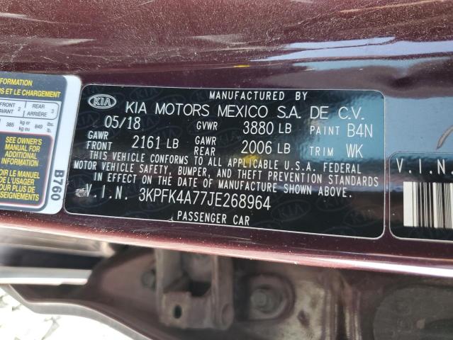 2018 KIA FORTE LX - 3KPFK4A77JE268964