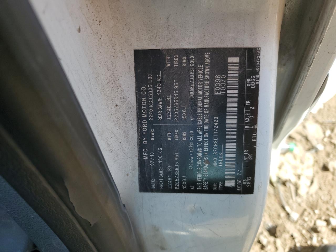 FORD TRANSIT CONNECT XL