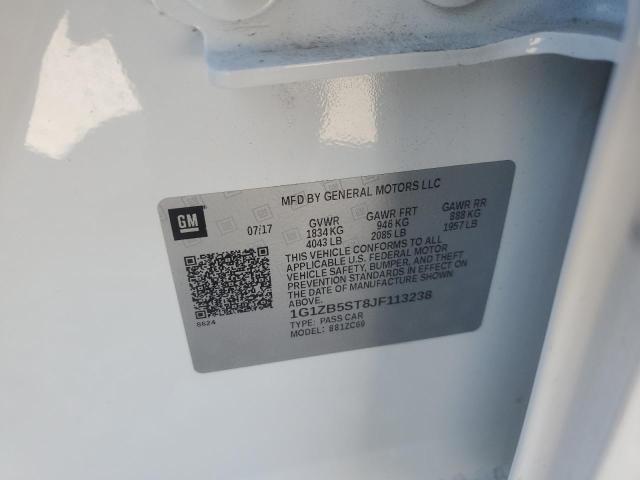 2018 CHEVROLET MALIBU LS - 1G1ZB5ST8JF113238