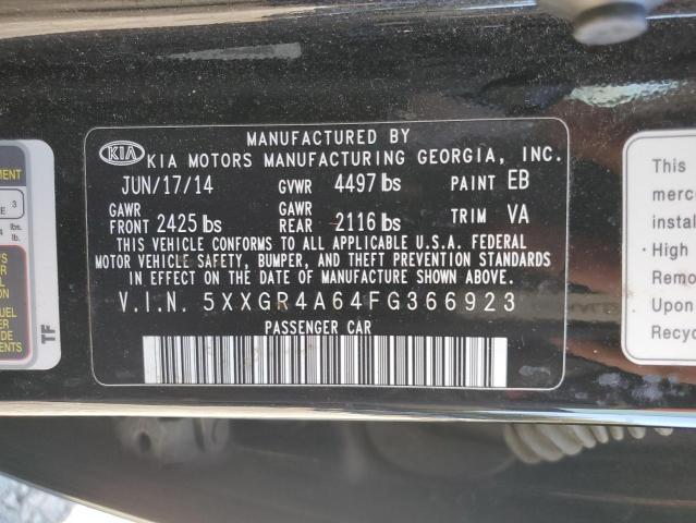 2015 KIA OPTIMA SX - 5XXGR4A64FG366923