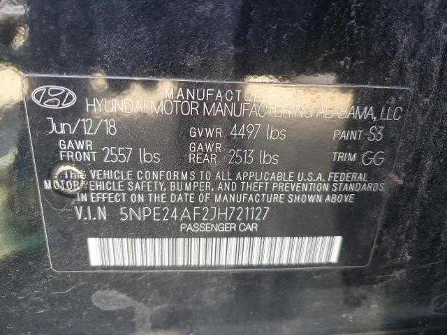 2018 HYUNDAI SONATA SE 5NPE24AF2JH721127