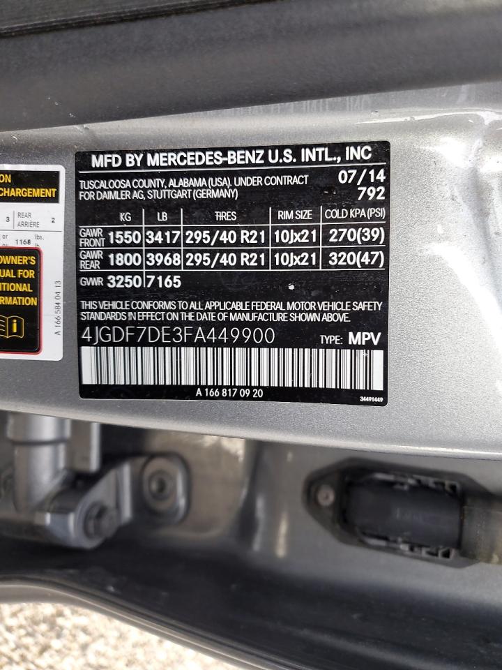 MERCEDES-BENZ GL-CLASS 550 4MATIC