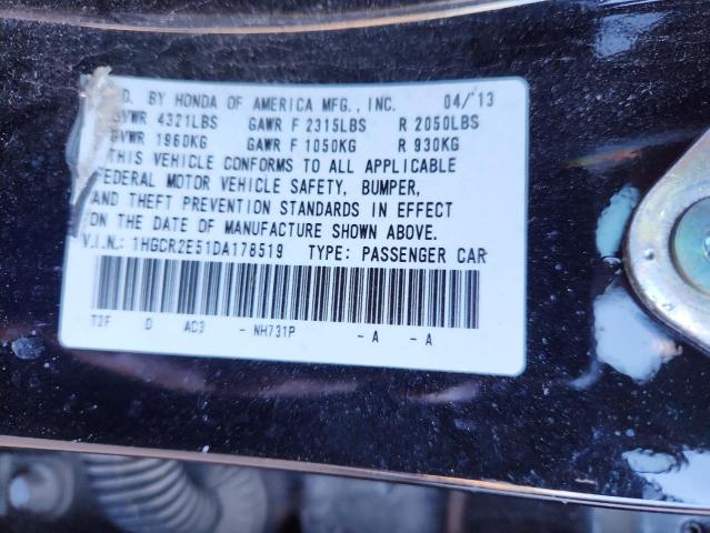 2013 HONDA ACCORD SPO - 1HGCR2E51DA178519