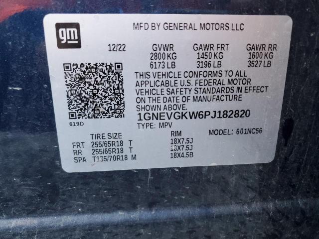 2023 CHEVROLET TRAVERSE L - 1GNEVGKW6PJ182820